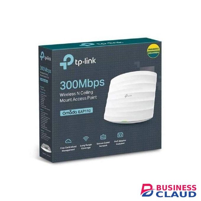 TP Link EAP110 300Mbps Wireless N Ceiling Mount Indoor Access Point EAP110 300Mbps Wireless N Ceiling Mount Indoor Access Point