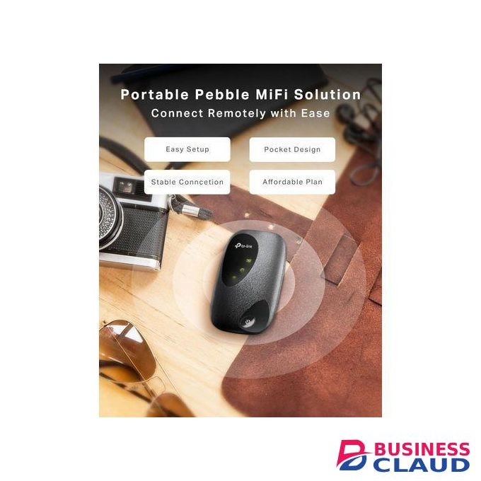 TP Link M7000 4G+ MiFi, Portable Travel WiFi, Low Cost Unlocked LTE-Advanced Cat4 Mobile WiFi Hotspot Dongle, SIM Card Slot, Caravan WiFi, High Global Compatibility, Easy App Management