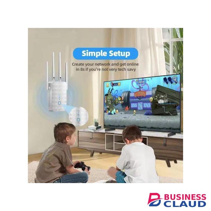 TP-Link Share this product White British-style socket plug 300Mbps wireless network repeater 2.4G wireless network amplifier, suitable for home/office remote network extender with 4 remote capability