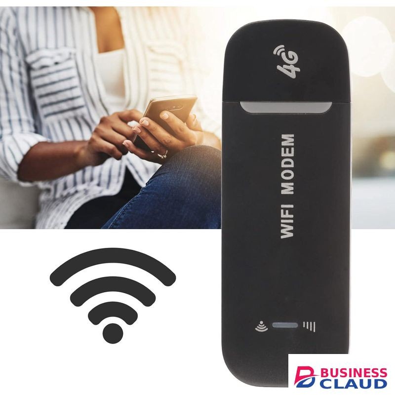4G Router, Portable 4G LTE Router Mobile Hotspot Up to 10 Users, Plug and Play 4G USB Modem with SIM Card Slot, for Outdoor Camping Travel