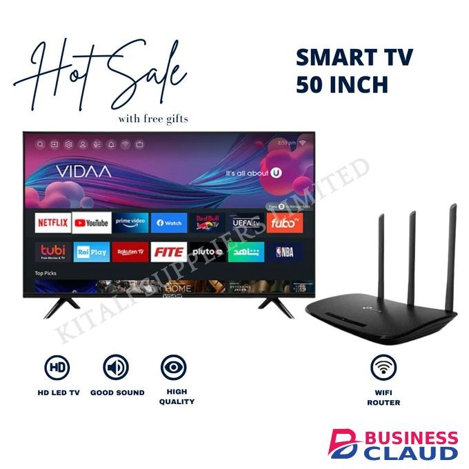 Smart WUK 50inch Smart TV With Free Router