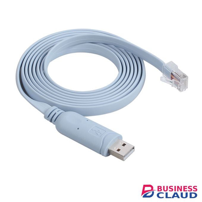 USB To RS232 Serial To RJ45 CAT5 Console Adapter Cable For Cisco Routers FTDI