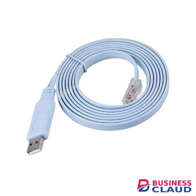 USB Console Cable USB to RJ45 Cable Essential Accesory of Cisco, NETGEAR, Ubiquity, LINKSYS, TP-Link Routers Switches for Laptops in Windows, Mac, Linux