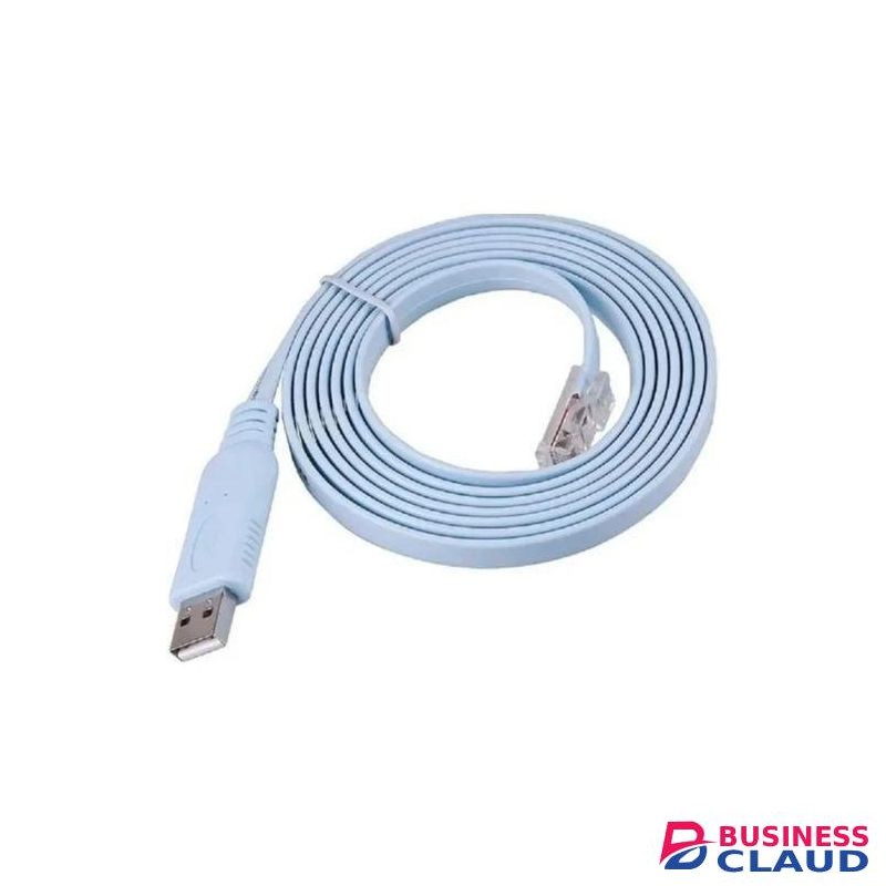 USB Console Cable USB to RJ45 Cable Essential Accesory of Cisco, NETGEAR, Ubiquity, LINKSYS, TP-Link Routers Switches for Laptops in Windows, Mac, Linux