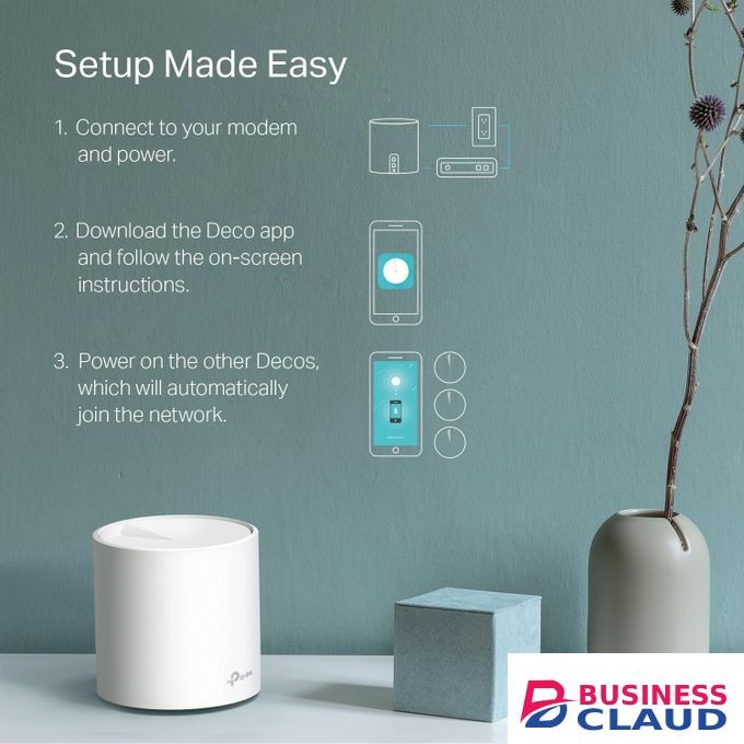TP Link Deco WiFi 6 Mesh System (Deco X20) - Covers up to 5800 Sq.Ft, Replaces Wireless Routers and Extenders (3-Pack, 6 Ethernet Ports in Total, Supports Wired Ethernet Backhaul)