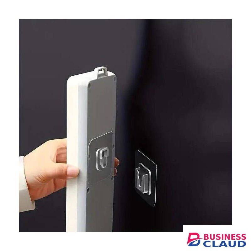 Double Sided Heavy Duty Wall Hooks Without Drilling For Power Strip Boxes, Internet Broadband Modem And Routers, Photo Frames, Clocks, Flower Pots, Home Office Kitchen Bathroom Items (10 Pcs)