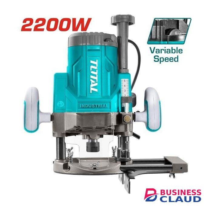 TOTAL 12mm Electric Router – ½inch, 2200W- TR111226