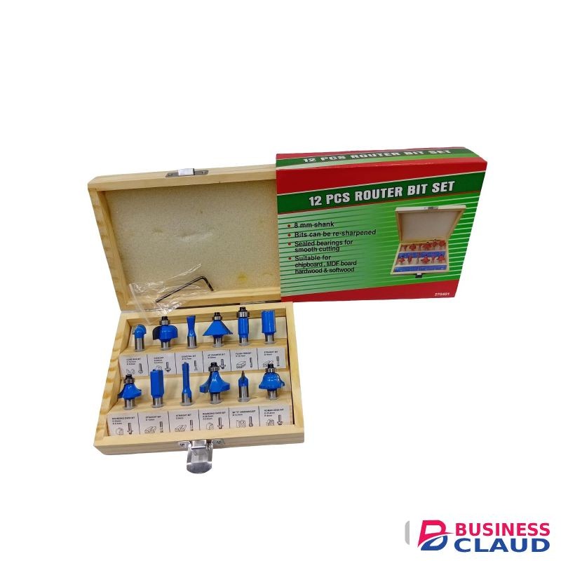 Shank 12pcs Router set