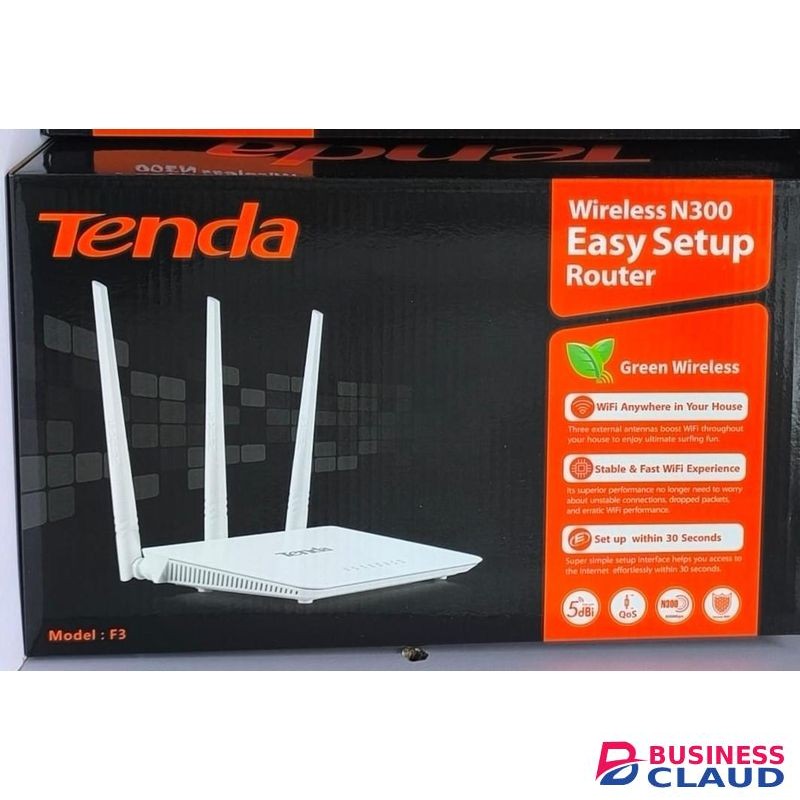 tenda High-Speed WiFi Router With Wide Coverage & Easy Setup"