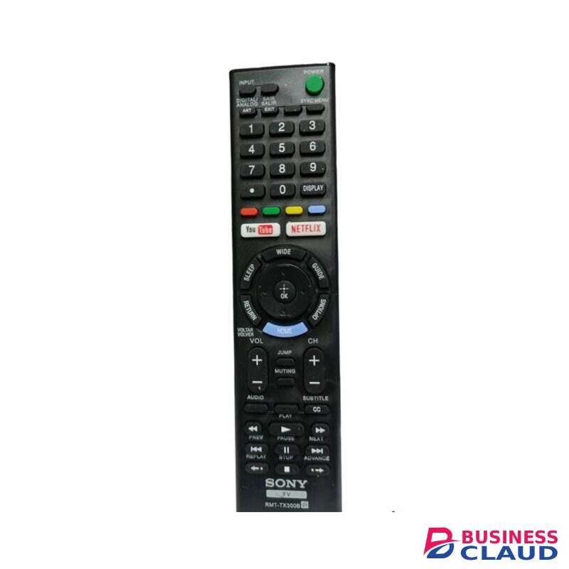 Sony Smart TV Replacement Remote – Black, Compatible With Most Models