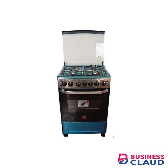 Eurochef 60*60, 3 Gas Jet Burners + 1 Hot Plate, Rotisserie, Electric Oven Free Standing Gas Cooker