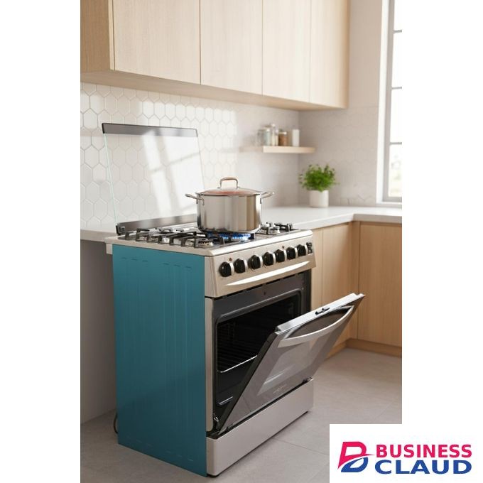 sarahtech GAS COOKER 5 BURNERS (4GAS+1ELECTRIC) + OVEN 80*60 CM