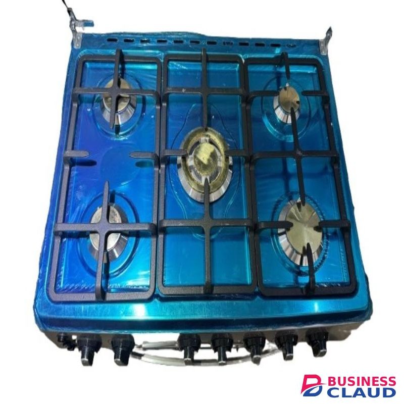 Unitech Cooker Free Standing 5 Gas Burners,Gas Oven 76*63*88cm.