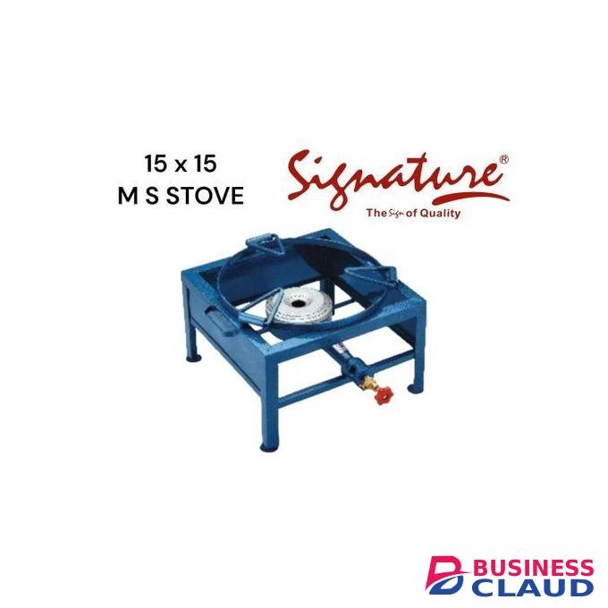 15 X 15 Single Burner MS Square Gas Stove