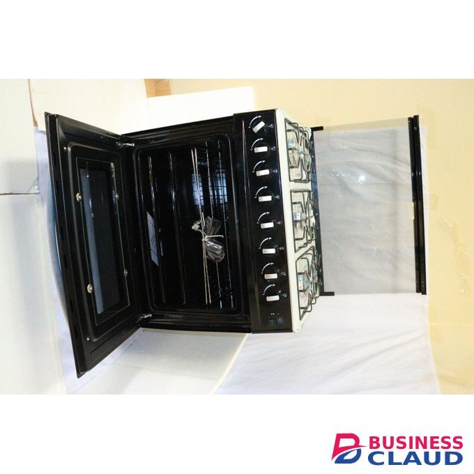 sarahtech GAS COOKER 6 BURNERS + OVEN ( ALL GAS ) 80*60CM