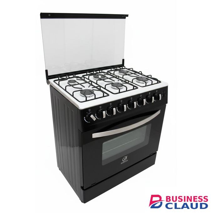 sarahtech GAS COOKER 6 BURNERS + OVEN ( ALL GAS ) 80*60CM