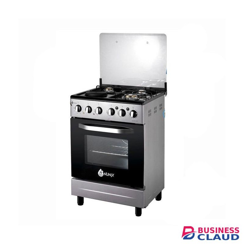 Nunix 60x60 Free Standing Cooker With Electric Oven