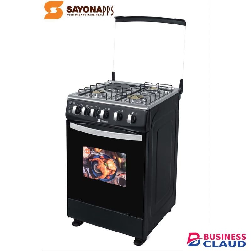 Sayona 3gas+1 Electric Plate Standing Cooker With Electric Oven
