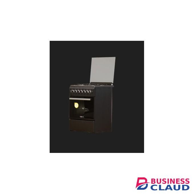 VON Cooker 4 Gas + Electric Oven - 58cm*58cm - VAC6FE40UK Graphite Black