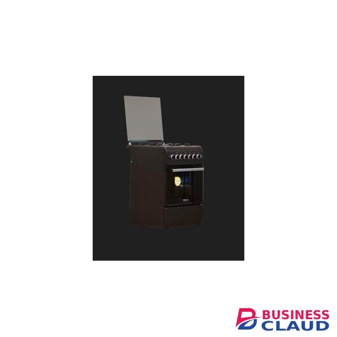 VON Cooker 4 Gas + Electric Oven - 58cm*58cm - VAC6FE40UK Graphite Black