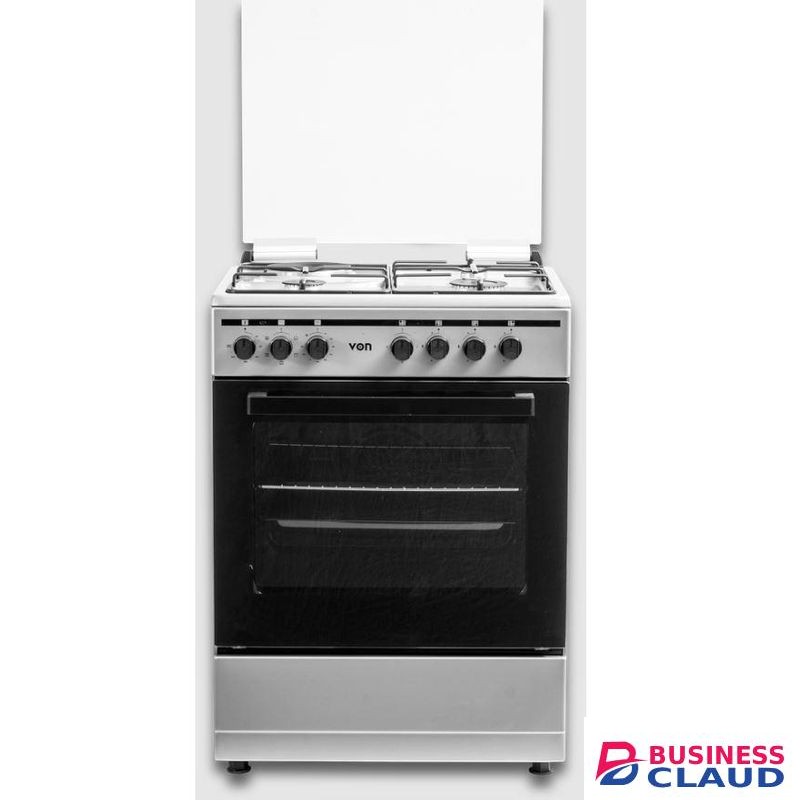 VON Standing Cooker 3 Gas + 1 Electric Hotplate, Electric Oven, Turbo Fan, Flame Failure Detector, Autoignition