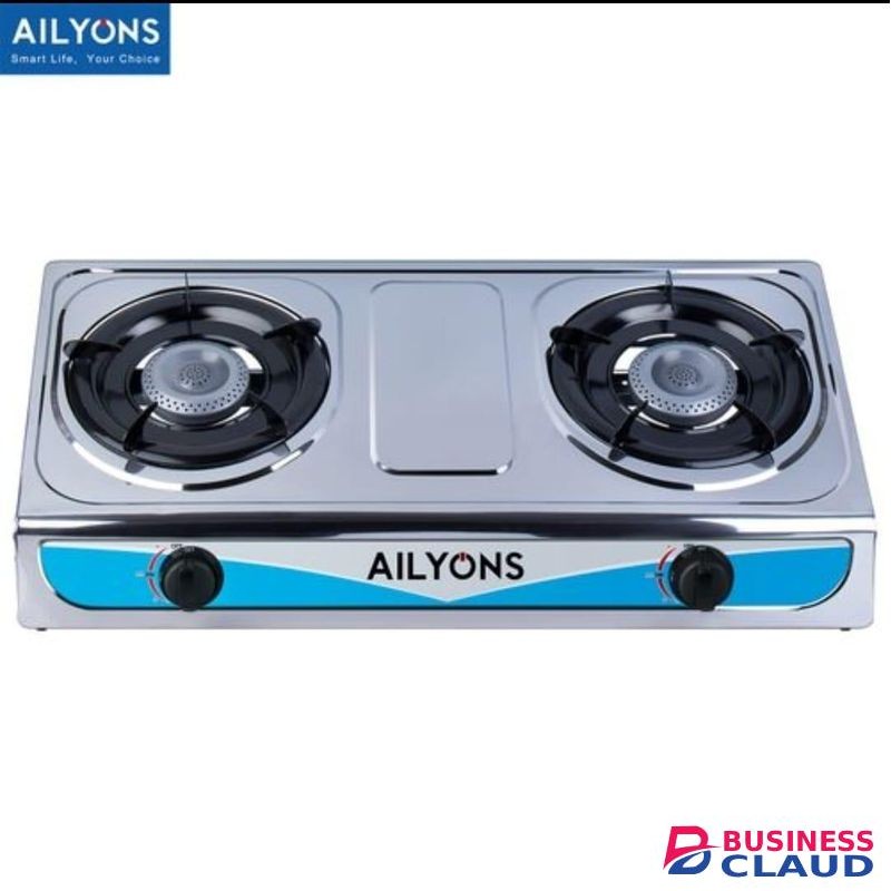 AILYONS Stainless steel Tabletop Two-Burner Cooker