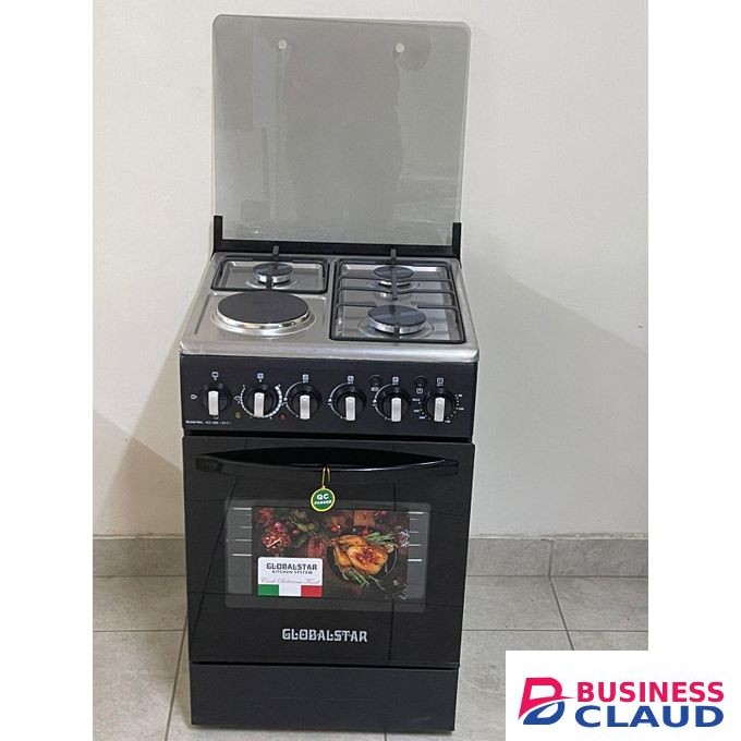 Globalstar 50by55 Free standing cooker 3+1 with electric oven plus free pipe