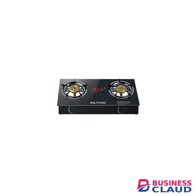 AILYONS Classy 2 Burner Glass Table Top