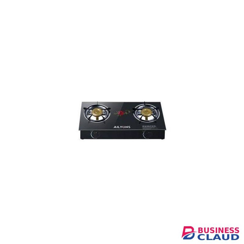 AILYONS Classy 2 Burner Glass Table Top