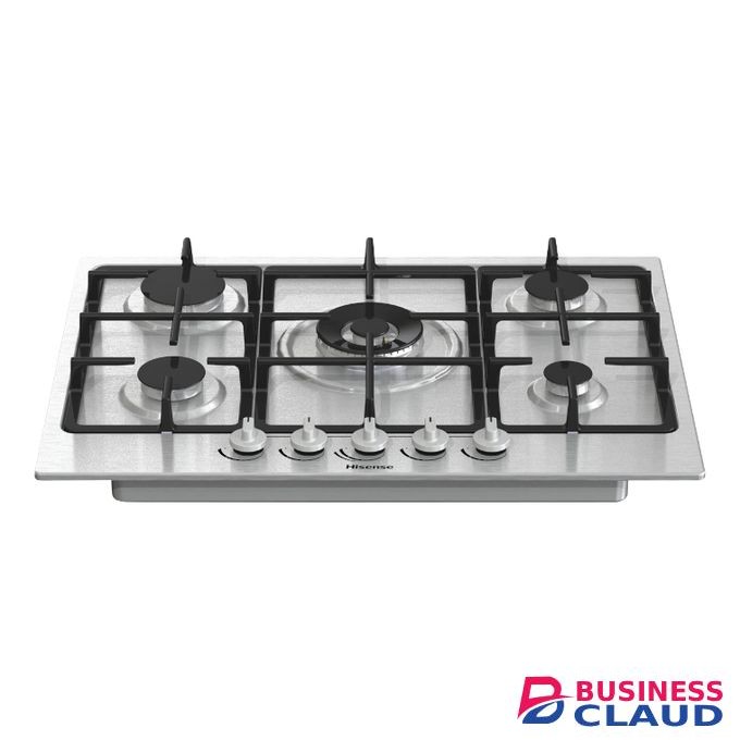 Hisense 90cm Built-In 5 Burner Gas Hob (1 Wok Burner) - HHU90GASS