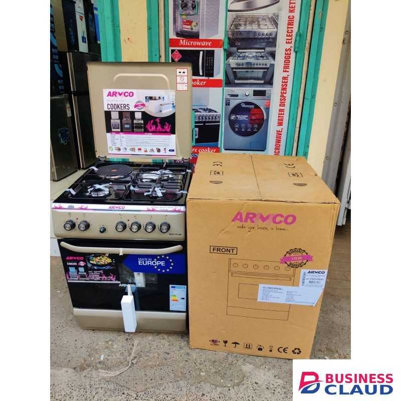 Armco 60×60 3Gas+1Electric Oven & Grill - Silver