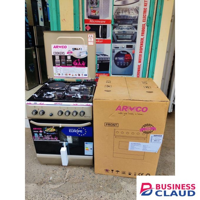 Armco 60×60 3Gas+1Electric Oven & Grill - Silver
