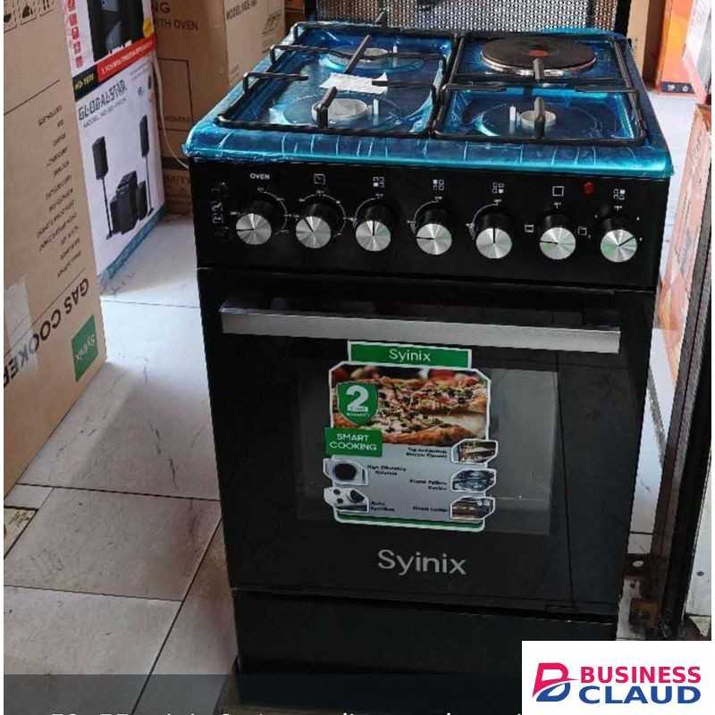Synix 3 Gas + 1 Electric Standing Cooker with Electric Oven