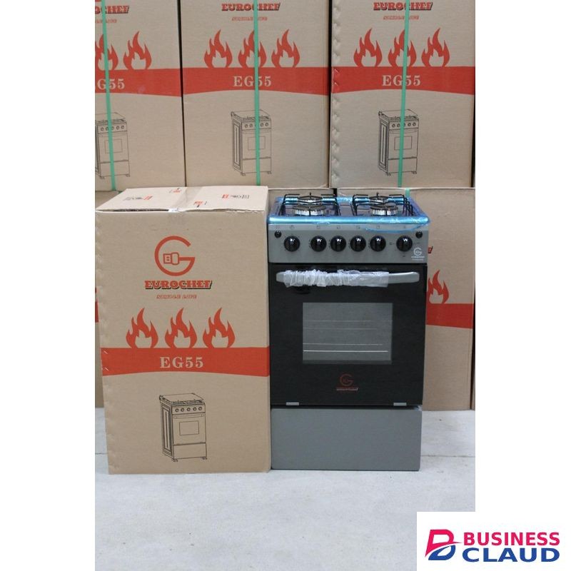 Eurochef Free Standing 4 Gas Burner Cooker With Gas Oven