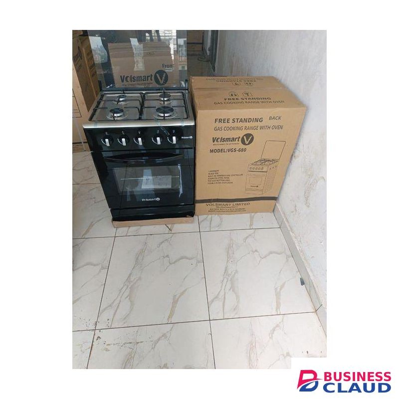 VOLSMART VGS-680 4 Gas Burner 60*60 oven cooker(80 L oven) cooker with gas oven
