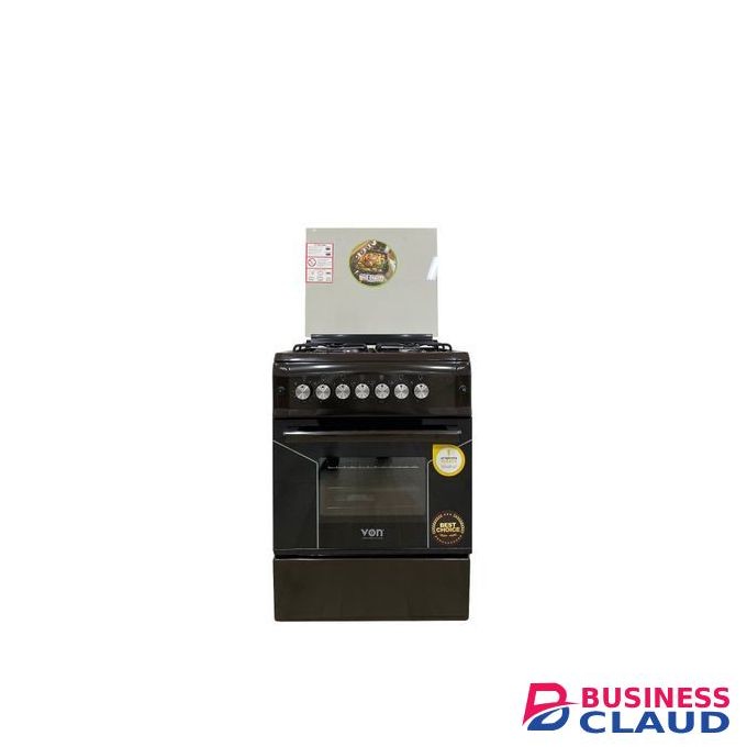VON 60×60 Free Standing 3 Gas Burner +1 Electric VON Cooker Oven