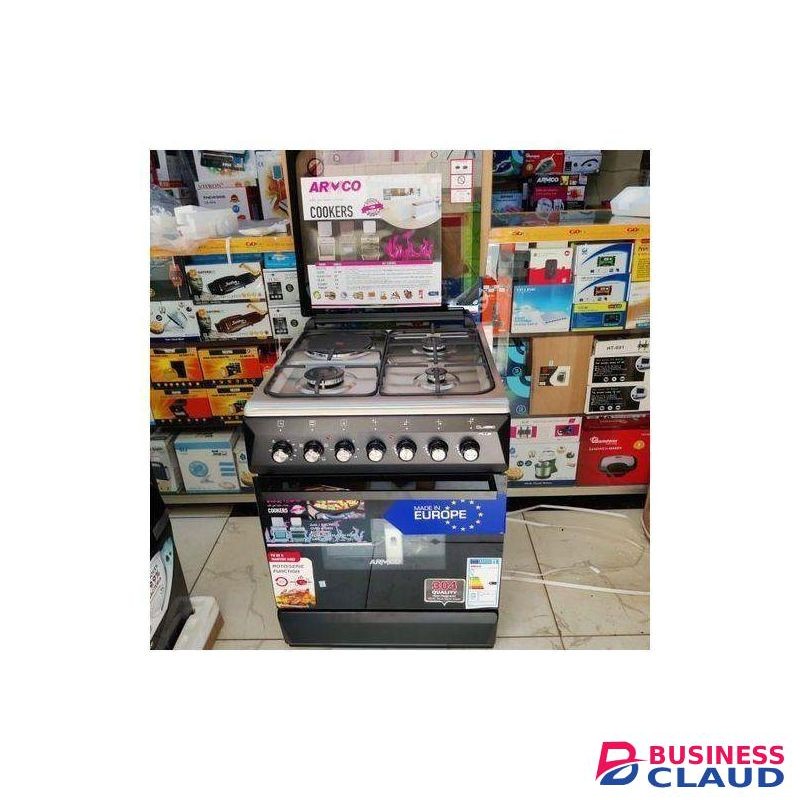 Armco ELECTRIC COOKER 3Gas 1 Electric 60x60 Gas Cooker