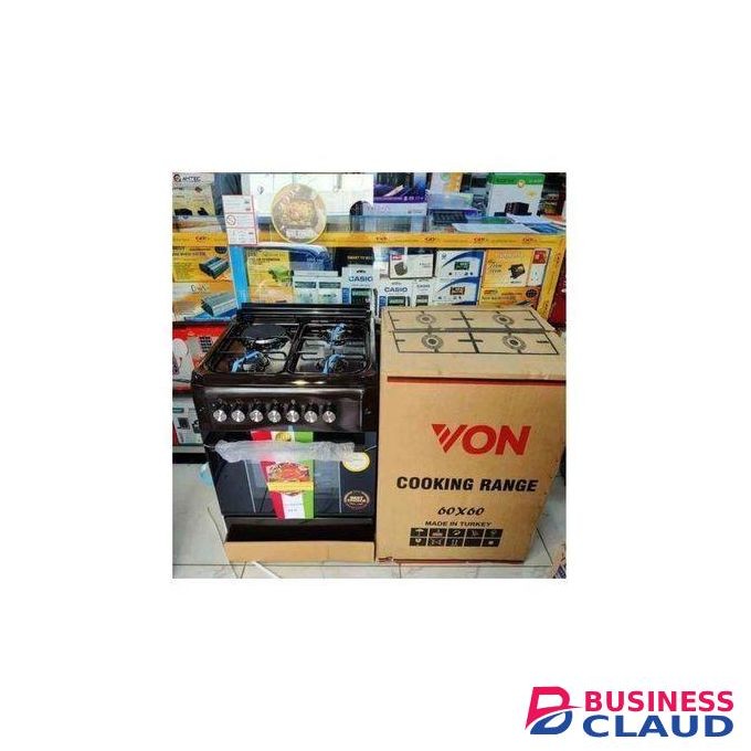 VON Free Standing 3 Gas Burner +1 Electric Cooker Oven