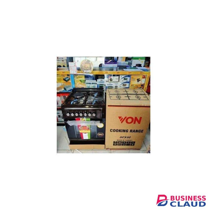 VON Free Standing 3 Gas Burner +1 Electric Cooker Oven