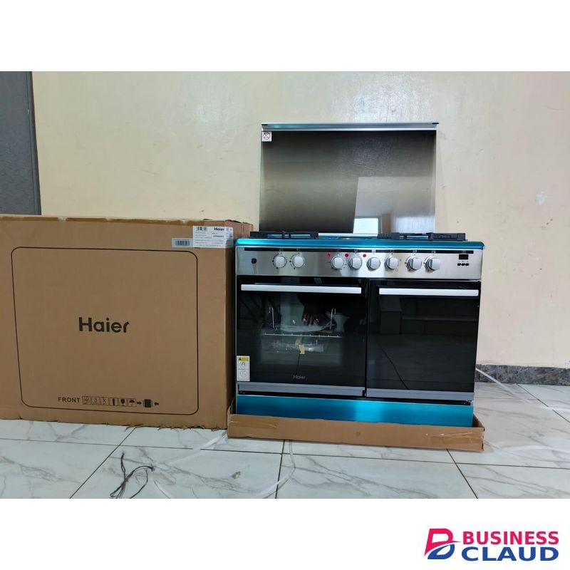 Haier 4Gas + 2Electric 90X60 Cooker With Electric Long Oven