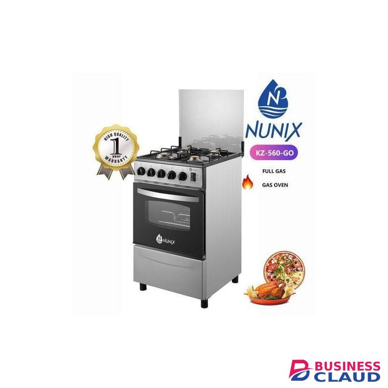 Nunix Full Gas Standing Cooker With A Gas Oven