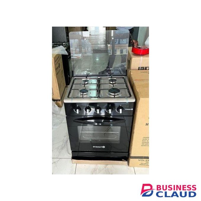 VOLSMART 60*60, 4 GAS BURNERS, Free Standing Cooker with GAS OVEN