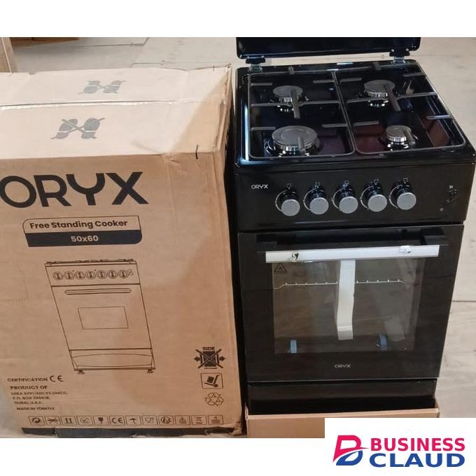 Oryx 50 x 60, All 4 Gas Free Standing Cooker with Gas Oven