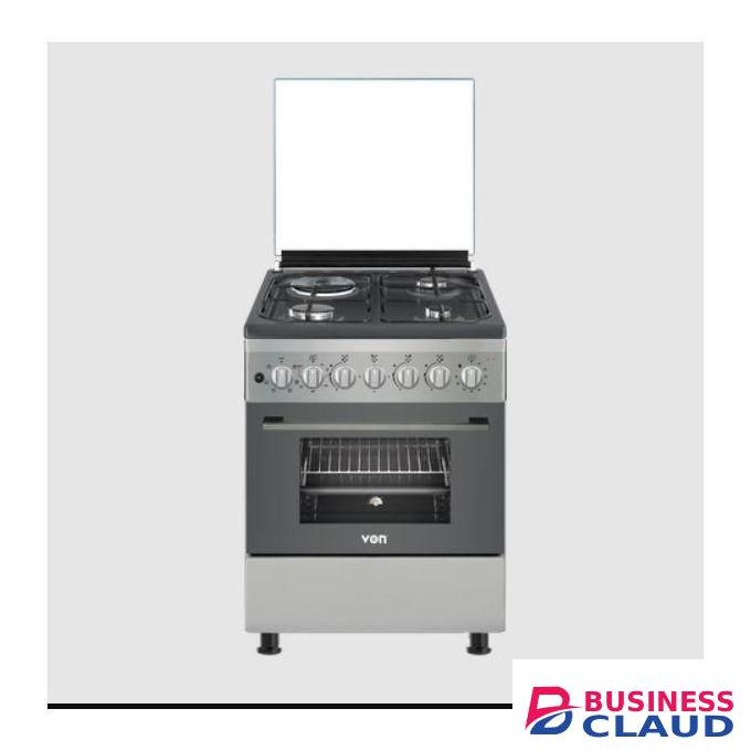VON Standing Cooker 3 Gas + 1 Electric, Flame Failure, Electric Oven, Door Thermometer