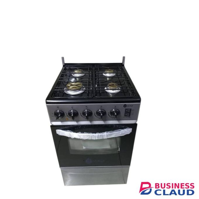 Nunix free standing gas cooker with gas oven