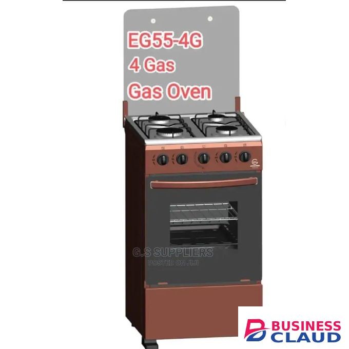 Eurochef 4 gas Burner Free Standing cooker with oven