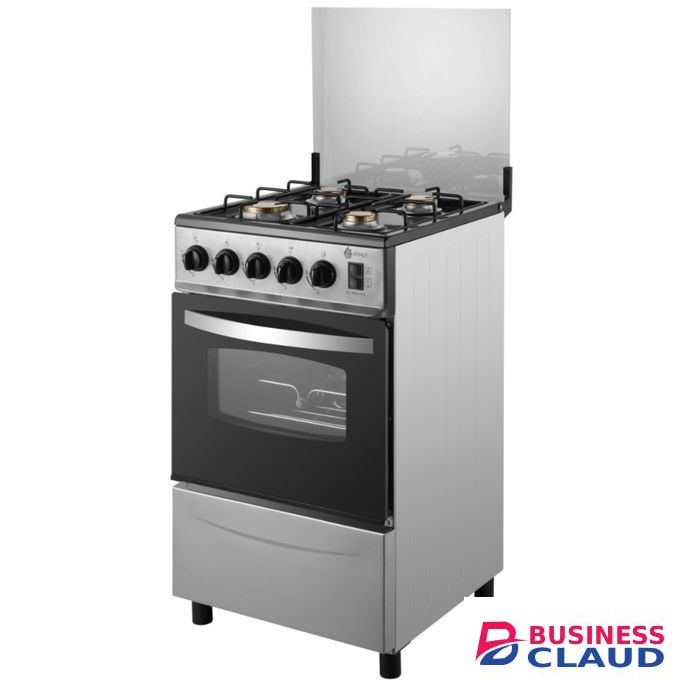 Nunix 4 Gas Free Standing Cooker With 60L Oven