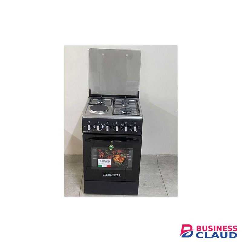 Globalstar Black 50*55 JET 3+1 standing cooker with electric oven