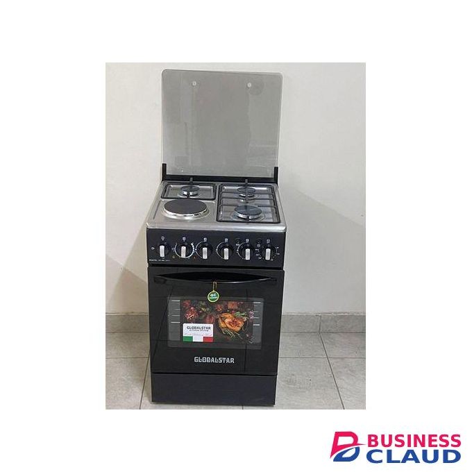 Globalstar Black 50*55 JET 3+1 standing cooker with electric oven