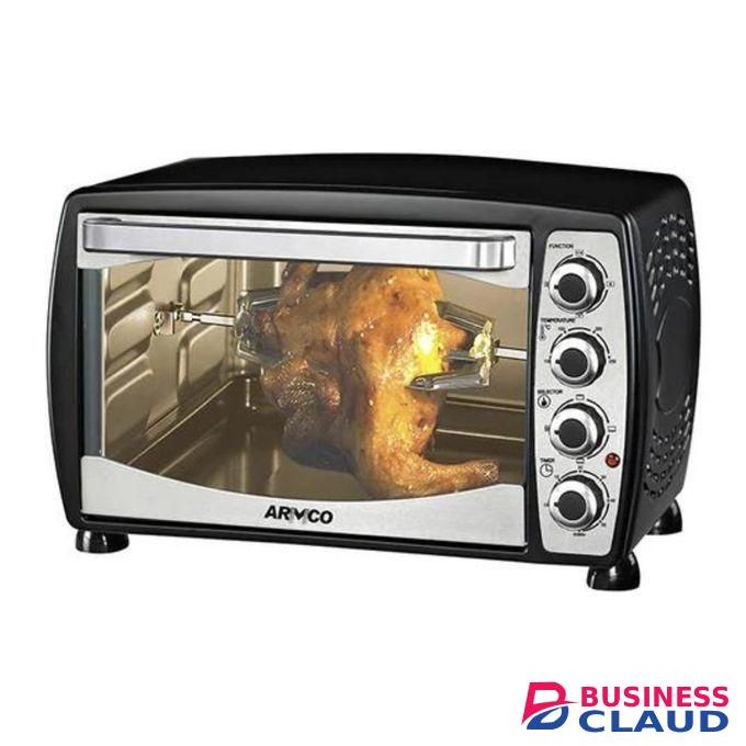 Armco Electric Oven Conventional 38LTR 1600W 60 Minute Timer Multi Stage Switch Heating Selection Stainless Steel Housing, Energy Saving